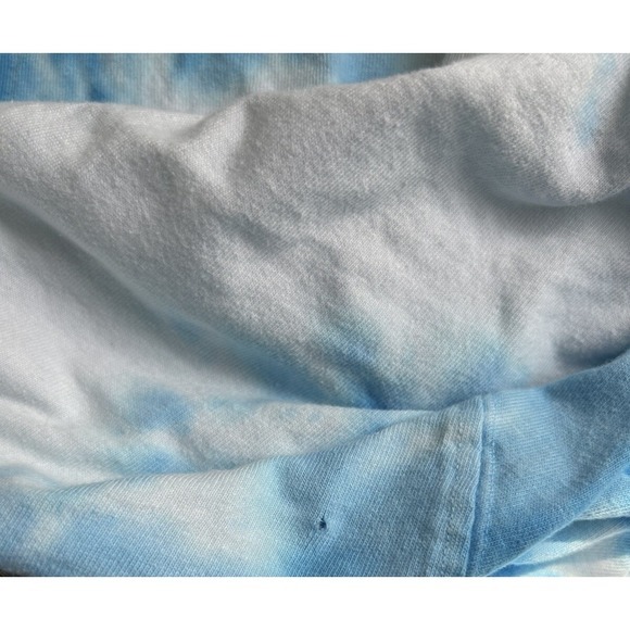Atsuko Hello Kitty My Hero Academia Men Large Tie Dye Blue Shirt Retro Thrashed — image 6 of 8